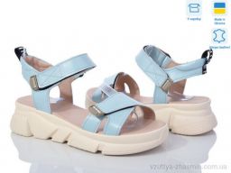 Босоніжки NO BRAND 4075-06 блакитний ш. - Обувь › Босоніжки › сезон: літо Босоніжки NO BRAND 4075-06 блакитний ш.