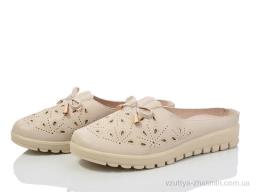 Шльопанці YAQINIAO 001-2 beige