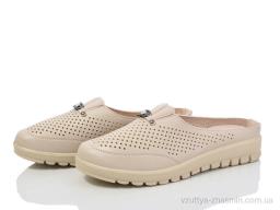Шльопанці YAQINIAO 002-2 beige