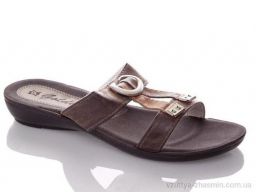 Шльопанці DEMUR W1512-brown - Взуття
› Шльопанці › сезон: літо Шльопанці DEMUR W1512-brown