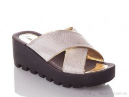 Шльопанці DEMUR W777-18-white-gold - Взуття
› Шльопанці › сезон: літо Шльопанці DEMUR W777-18-white-gold