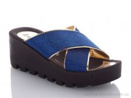 Шльопанці DEMUR W777-19 blue-gold - Взуття
› Шльопанці › сезон: літо Шльопанці DEMUR W777-19 blue-gold