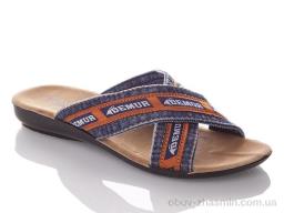 Шльопанці Demur W3065-blue orange - Обувь › Шльопанці › сезон: літо Шльопанці Demur W3065-blue orange