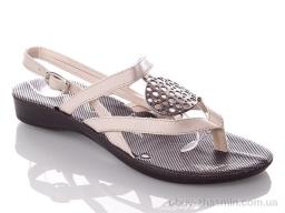 Босоніжки Demur WMona-collar-beige