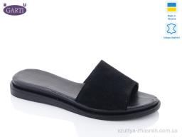 Шльопанці NO BRAND 97 чорний замш