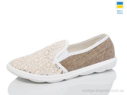Сліпони NO BRAND 203 беж сітка