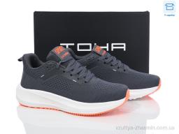Кросівки TOHA 2315 d.grey-orange - Взуття
› Кросівки › сезон: демісезон Кросівки TOHA 2315 d.grey-orange
