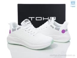 Кросівки TOHA 169 white-green - Взуття
› Кросівки › сезон: демісезон Кросівки TOHA 169 white-green