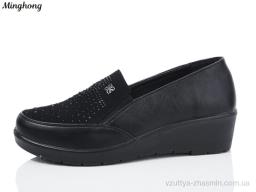 Туфлі Minghong 7730 black - Взуття
› Туфлі › сезон: демісезон Туфлі Minghong 7730 black