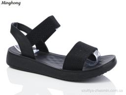 Босоніжки MINGHONG 7715-39 black масажка