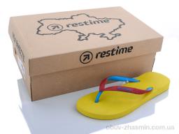 Шльопанці RESTIME MWL20001 yellow-red