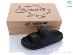 Шльопанці RESTIME TWL22034 black