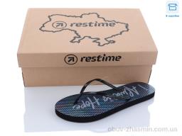 Шльопанці RESTIME TWL22025 black