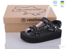 Босоніжки RESTIME KWL24036 black-sun - Взуття
› Босоніжки › сезон: літо Босоніжки RESTIME KWL24036 black-sun