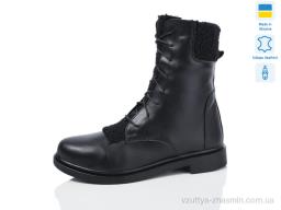 Черевики NO BRAND 2119 чорний к. зима