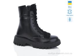 Черевики NO BRAND 2407 чорний к. зима