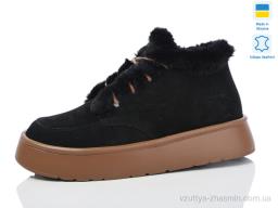 Черевики No brand 2501-1 чорний з кор-п.зима