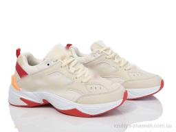 Кросівки N.KE HD62-B1897-11 beige-red - Взуття
› Кросівки › сезон: демісезон Кросівки N.KE HD62-B1897-11 beige-red
