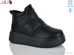 Черевики AELIDA Y066 black k - Взуття › Черевики › сезон: зима Черевики AELIDA Y066 black k