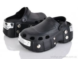 Крокси NO BRAND 9999 black - Взуття › Крокси › сезон: літо Крокси NO BRAND 9999 black