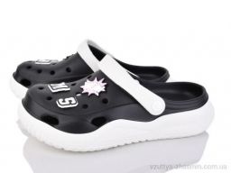 Крокси NO BRAND 7043 black - Взуття › Крокси › сезон: літо Крокси NO BRAND 7043 black