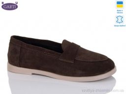 Туфлі GARTI 408 корич замш