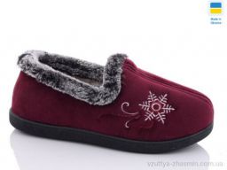 Капці NO BRAND 2202 бордо old