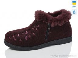 Черевики NO BRAND 2202 бордо