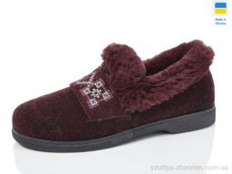 Туфлі NO BRAND 2101 бордо