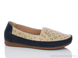 Туфлі LAVILA 913 beige-blue - Взуття › Туфлі › сезон: літо Туфлі LAVILA 913 beige-blue