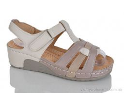 Босоніжки LEGUZAZA H2-17 beige-brown - Взуття › Босоніжки › сезон: літо Босоніжки LEGUZAZA H2-17 beige-brown