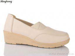 Туфлі MINGHONG 797 beige - Взуття
› Туфлі › сезон: демісезон Туфлі MINGHONG 797 beige