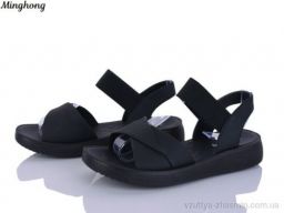 Босоніжки MINGHONG 7718 black - Взуття › Босоніжки › сезон: літо Босоніжки MINGHONG 7718 black
