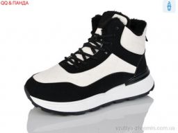 Черевики NO BRAND 8711 beige-black - Взуття › Черевики › сезон: зима Черевики NO BRAND 8711 beige-black