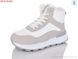 Черевики NO BRAND 8711 white-grey - Взуття › Черевики › сезон: зима Черевики NO BRAND 8711 white-grey