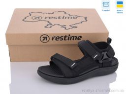 Босоніжки RESTIME MWL25224 black - Взуття › Босоніжки › сезон: літо Босоніжки RESTIME MWL25224 black