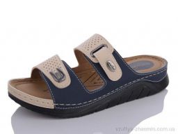 Шльопанці DALI MODA 502-03 blue-beige - Взуття › Шльопанці › сезон: літо Шльопанці DALI MODA 502-03 blue-beige