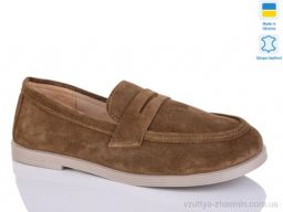 Туфлі NO BRAND 12-1 camel з кап-п.