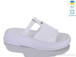 Шльопанці NO BRAND 741 білий к.