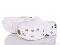 Крокси YZY K002 white - Взуття › Крокси › сезон: літо Крокси YZY K002 white