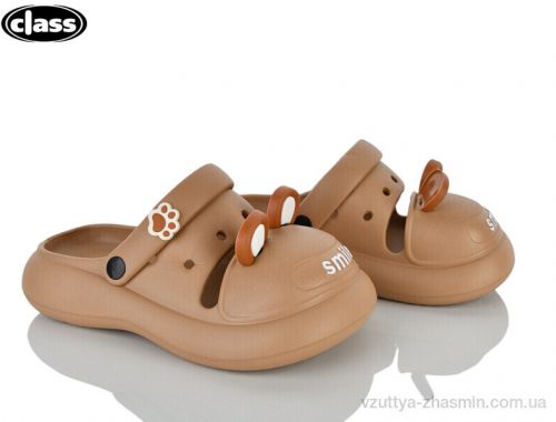 Крокси NO BRAND E03 brown Крокси NO BRAND E03 brown